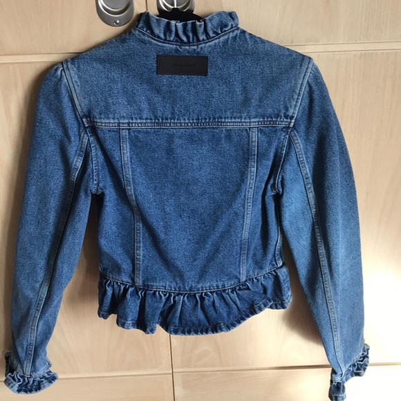 J.W. ANDERSON Denim Peplum Jacket - Picture 2 of 8